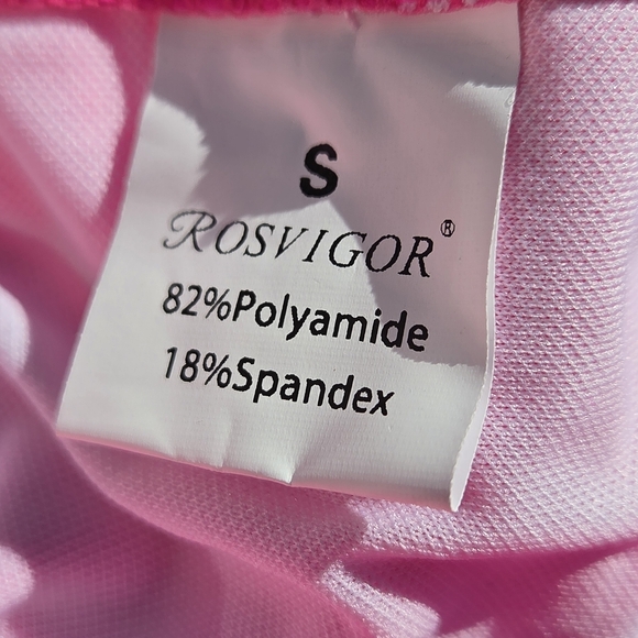 Colorblock Bikini Set in Pink, Orange, and Blue - Picture 3 of 3